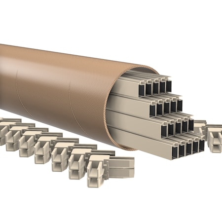 Ritescreen Lineal Frame Kit - Almond - w/ Corners, 20PK FG2LINKIT72WC-A